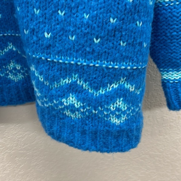 Revolve X Free People Snow Day Pullover Sweater in Frozen Lake Combo XL Dress - Picture 6 of 9